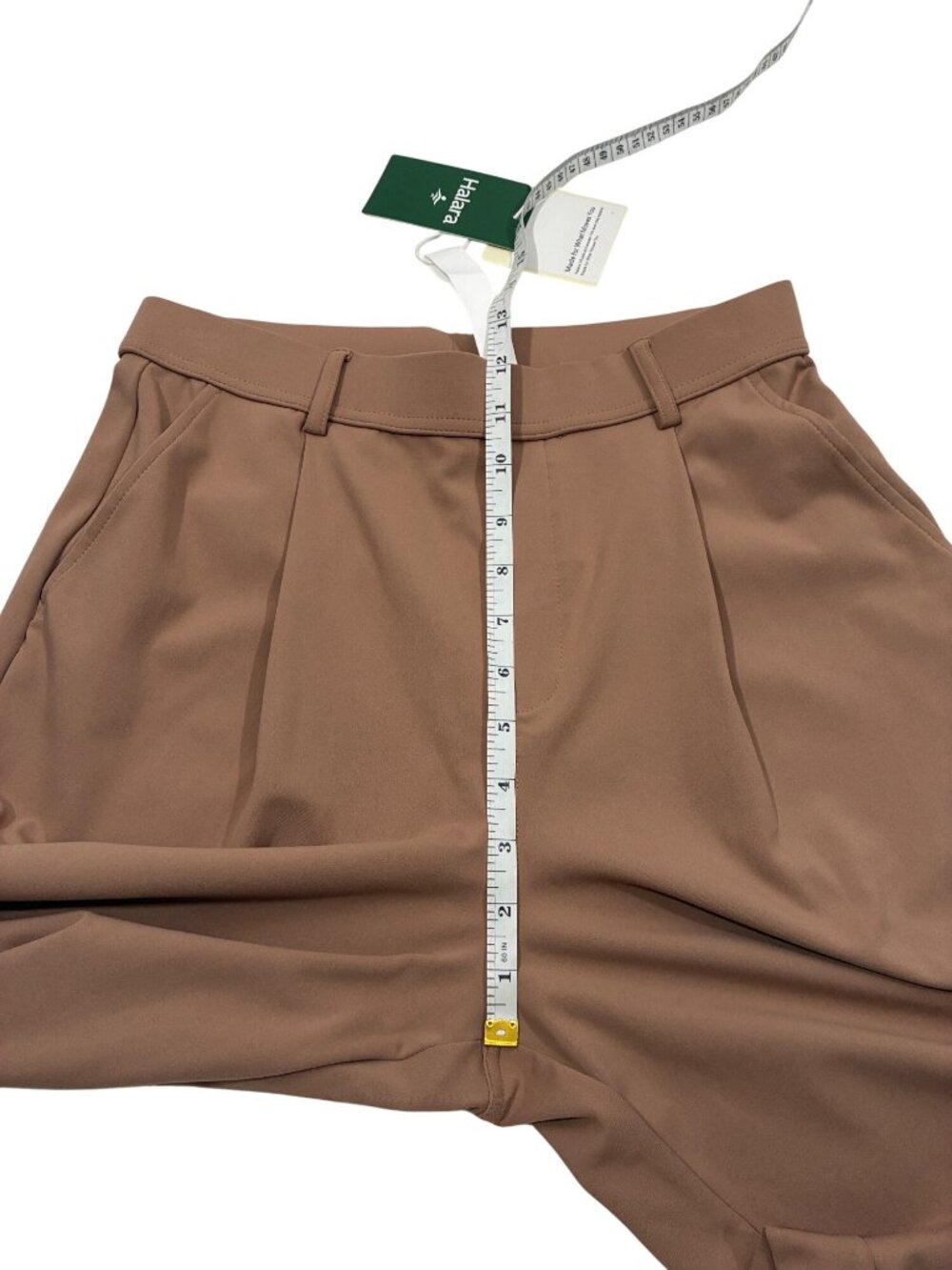 Halara Flex DayStretch High Waisted Flare Pants Pockets Burro brown S - Picture 9 of 11